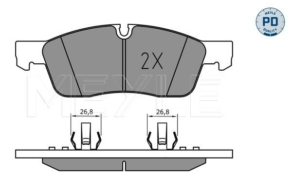 MEYLE 025 251 9219/PD Brake pad set, disc brake