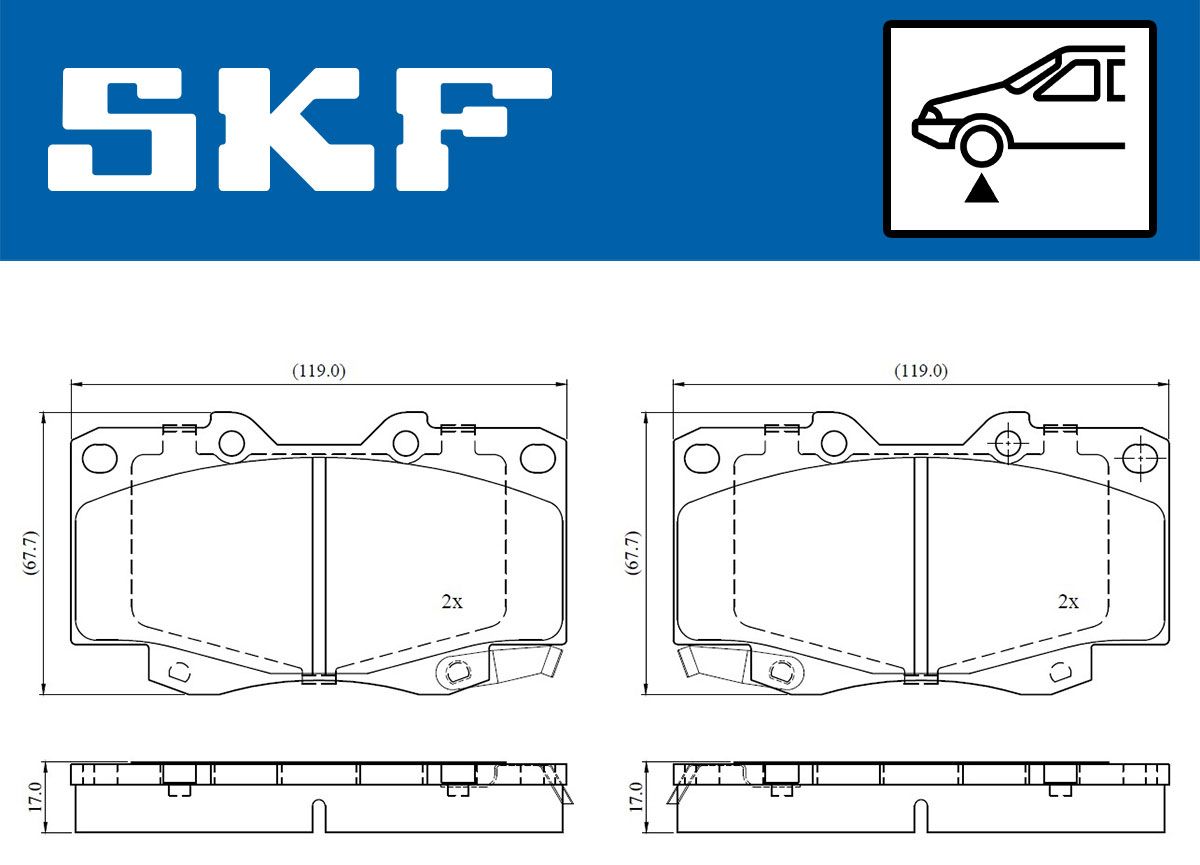 Brake Pad Set, disc brake-1