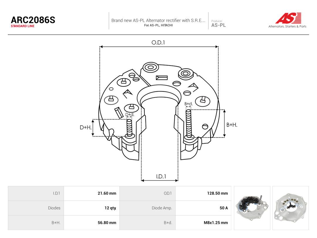 Rectifier, alternator-2