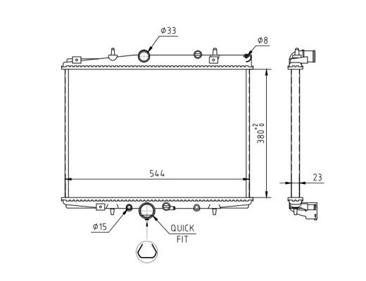 radiatorius, variklio aušinimas