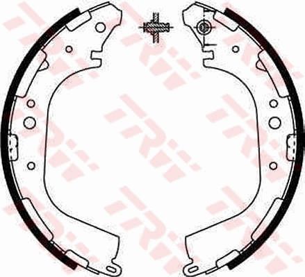 TRW GS8590 Brake shoe set