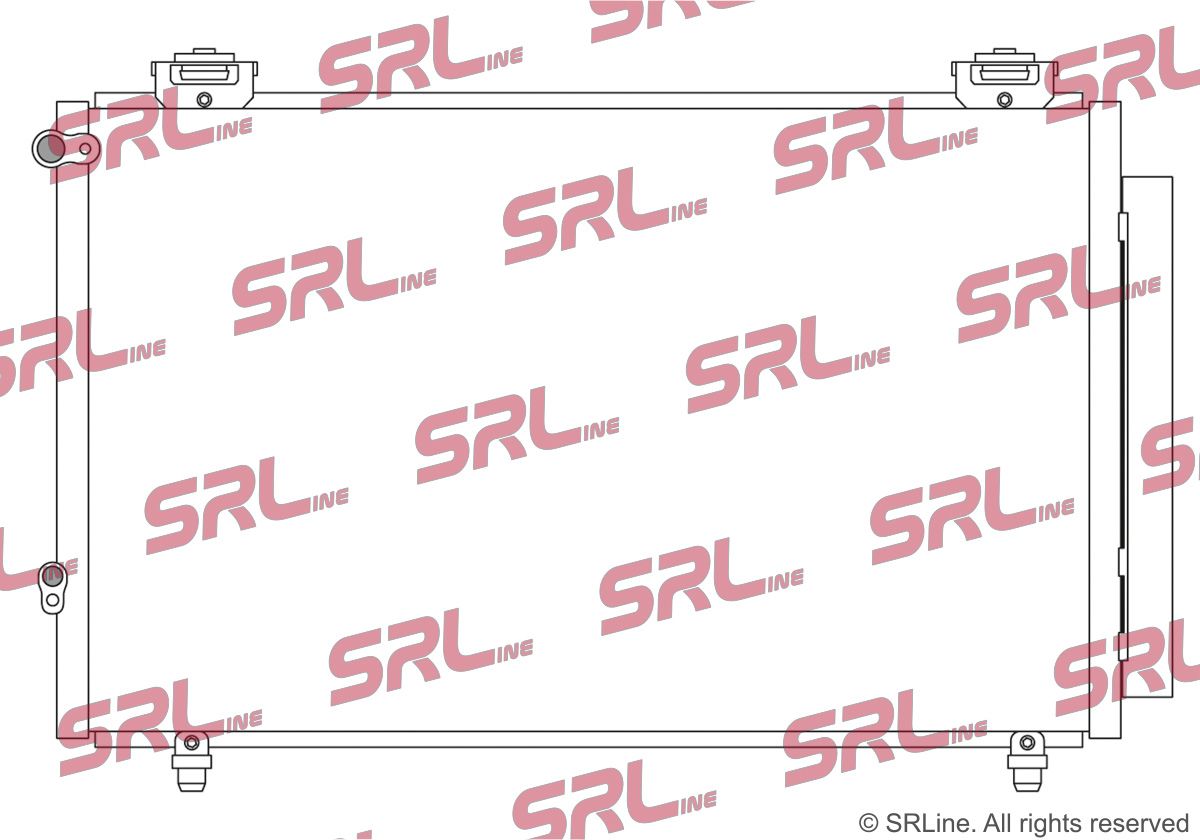 SRLINE 8114K8C1S Condenser, air conditioning