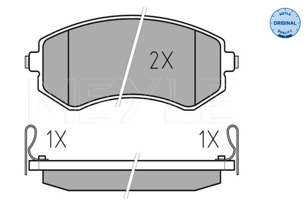 Brake Pad Set, disc brake-1