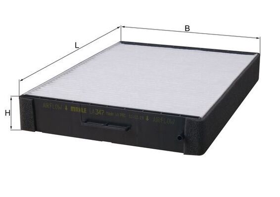 KNECHT LA 347 Filtras, salono oras