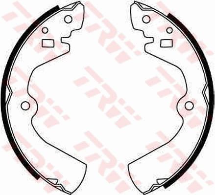 TRW GS8308 Brake shoe set