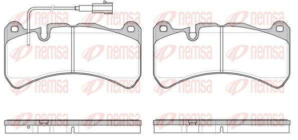 REMSA 1192.11 Brake pad set, disc brake
