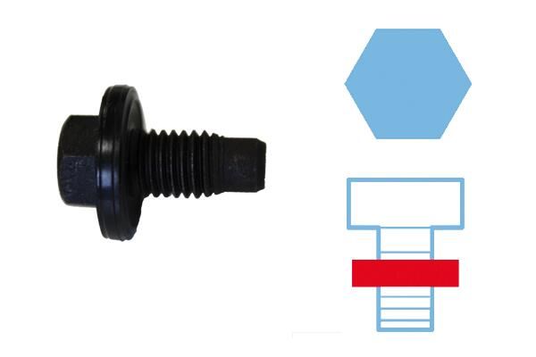 CORTECO 220130S Screw plug, oil sump