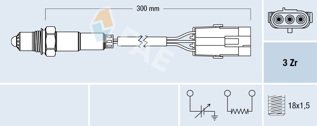 FAE 77113 Oxygen sensor