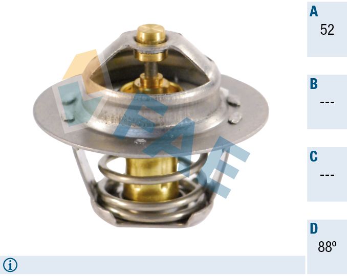 FAE 5204388 Thermostat, coolant