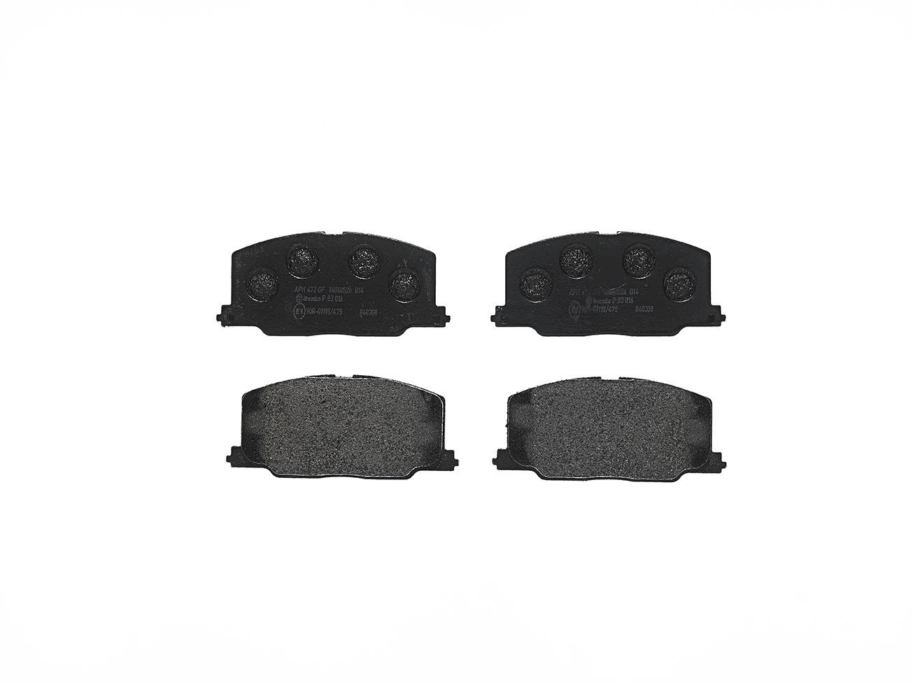 BREMBO P 83 016 Brake pad set, disc brake