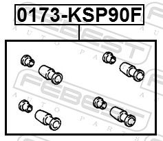 Guide Sleeve Kit, brake caliper-1