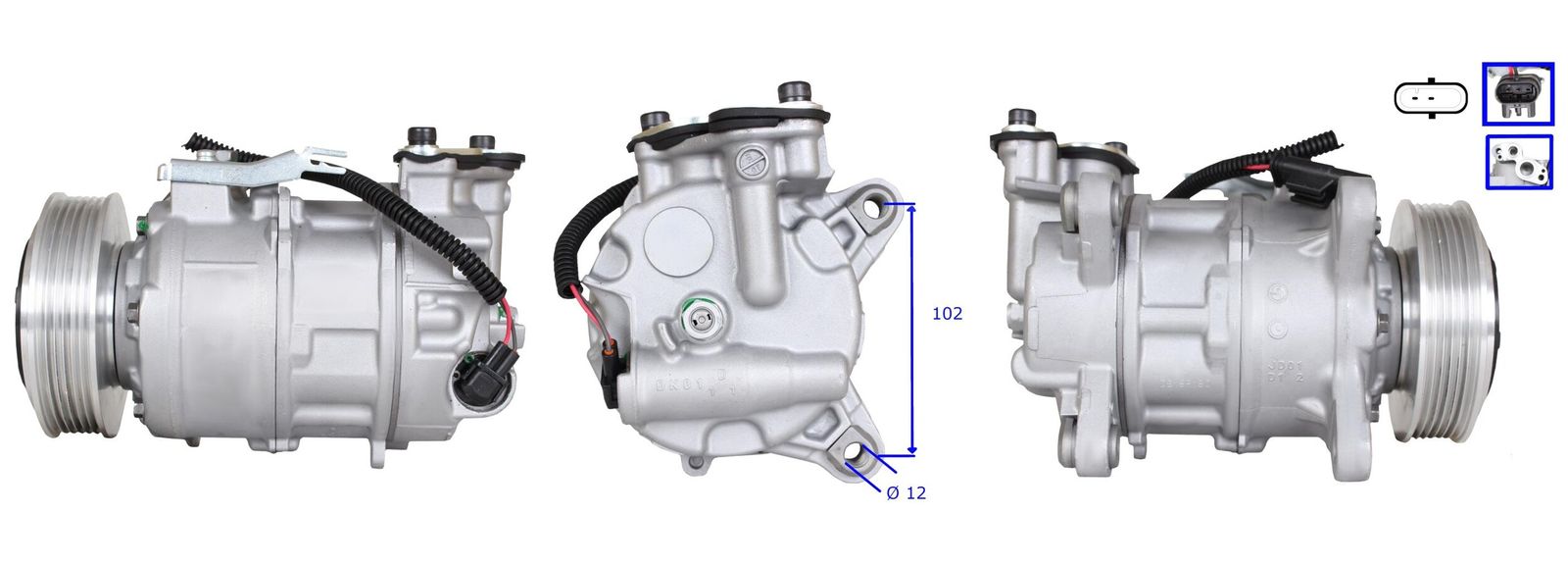 LUCAS ACP01152 Compressor, air conditioning