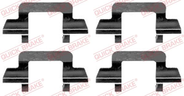 QUICK BRAKE 109-1243 Accessory kit, disc brake pad