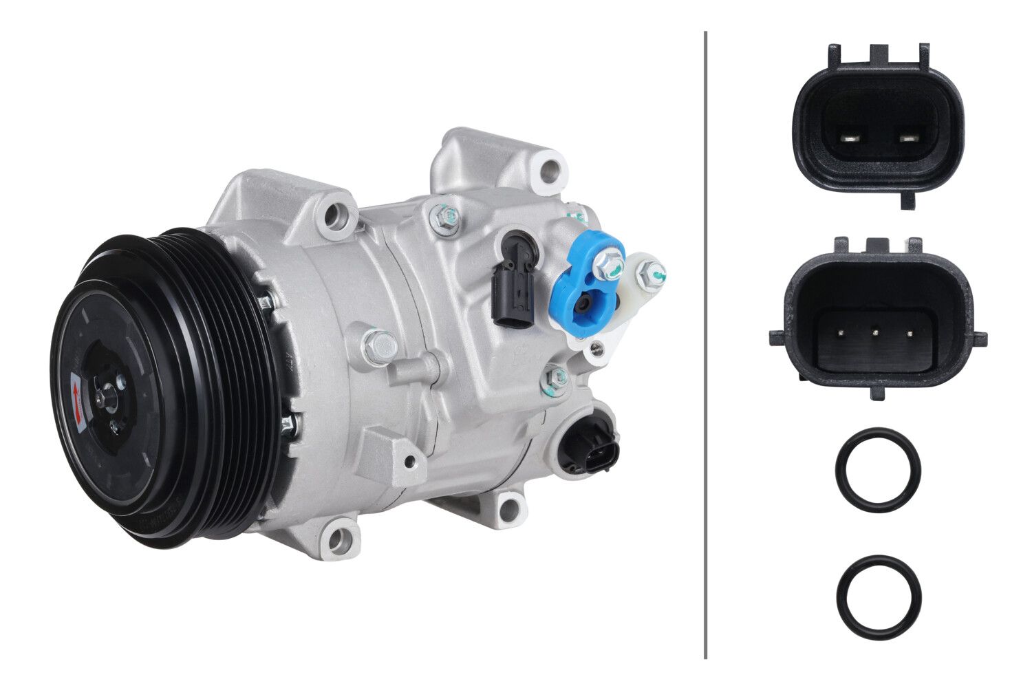 HELLA 8FK 366 201-471 Compressor, air conditioning