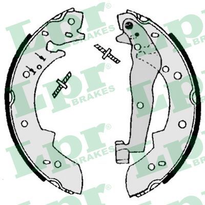 LPR 07050 Brake shoe set