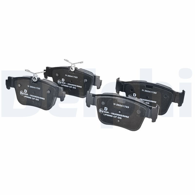 DELPHI LP3669 Brake pad set, disc brake