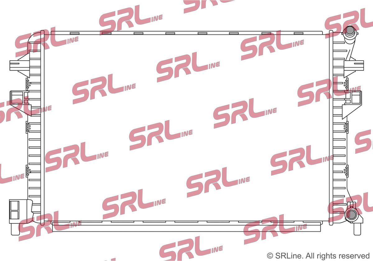 SRLINE 13C108-3 Low-temperature cooler, charge air cooler