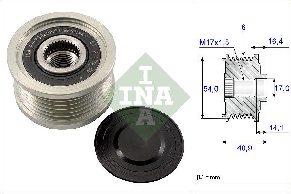 SCHAEFFLER INA 535 0112 10 Alternator freewheel clutch