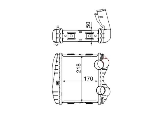 MAHLE CI 46 000S Charge air cooler