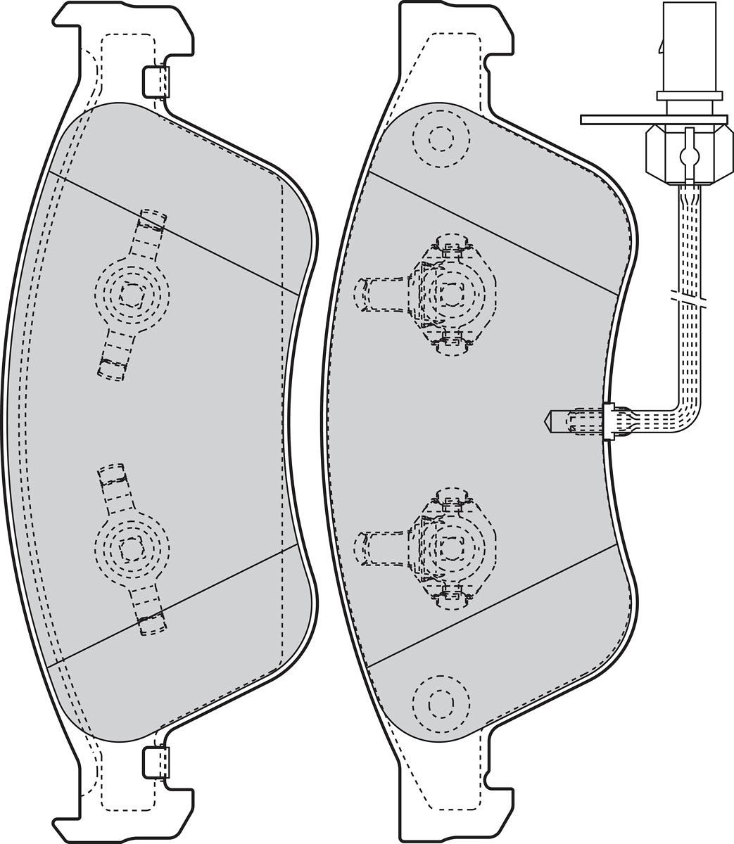 Brake Pad Set, disc brake-1