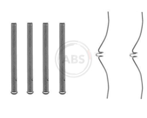 A.B.S. 1061Q Priedų komplektas, diskinių stabdžių trinkelės