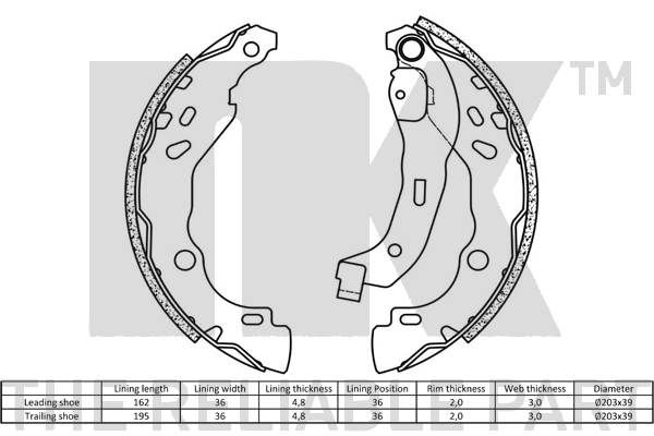 Brake Shoe Set-1