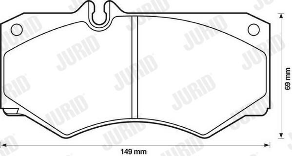 Brake Pad Set, disc brake-1