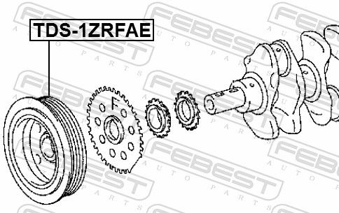 Belt Pulley, crankshaft-1