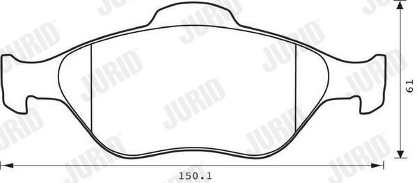 Brake Pad Set, disc brake-1