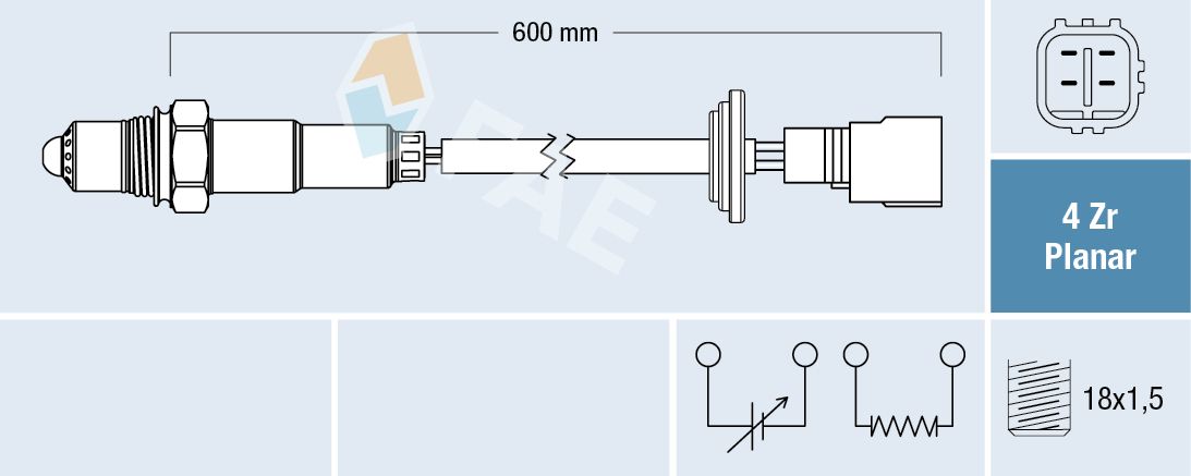 FAE 77780 Oxygen sensor