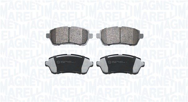 MAGNETI MARELLI 363916061480 Brake pad set, disc brake