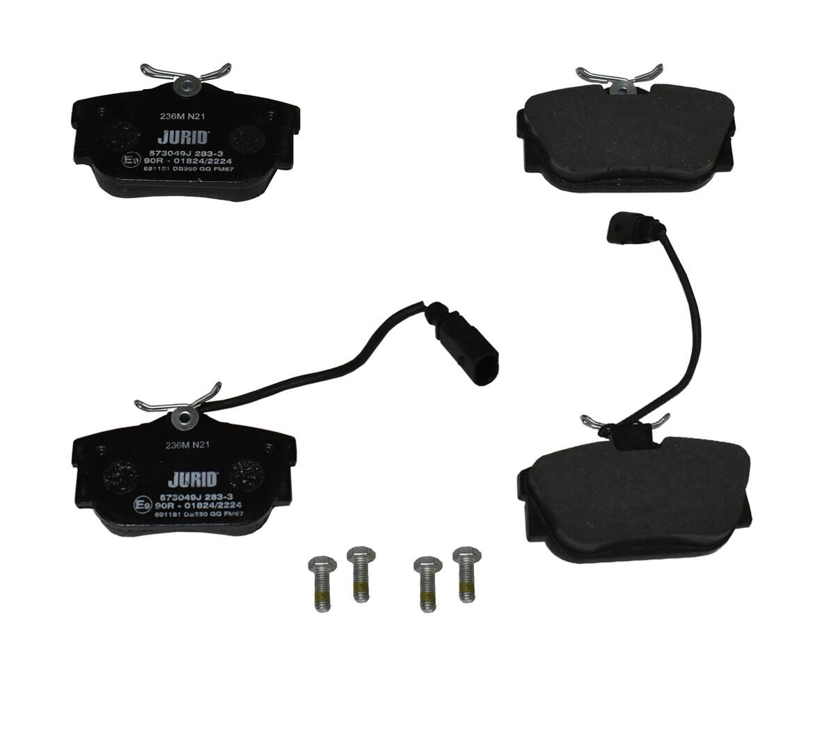 JURID 573049J Brake pad set, disc brake