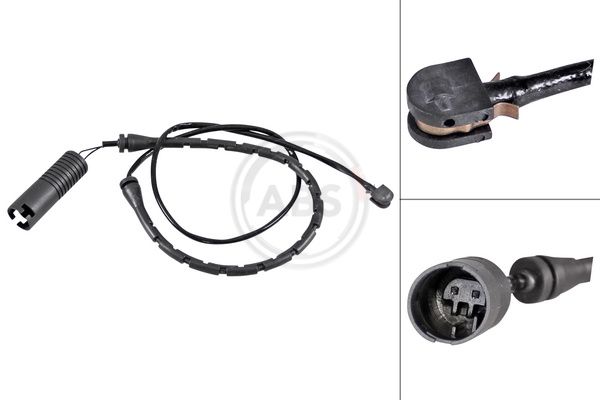 įspėjimo kontaktas, stabdžių trinkelių susidėvėjimas