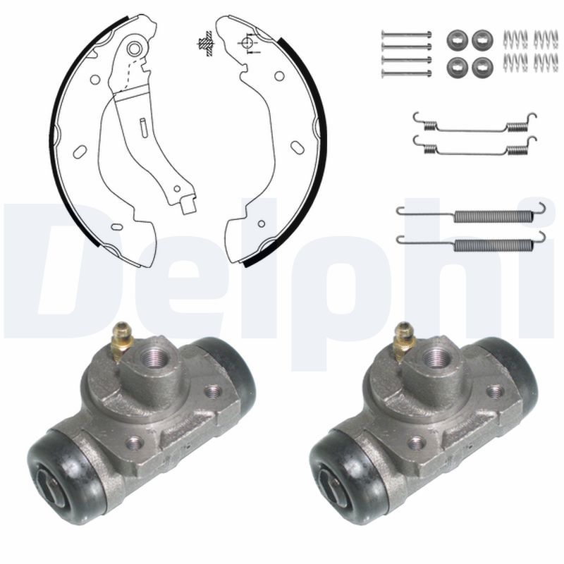 DELPHI KP1083 Brake shoe set