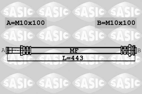SASIC 6606011 Brake hose