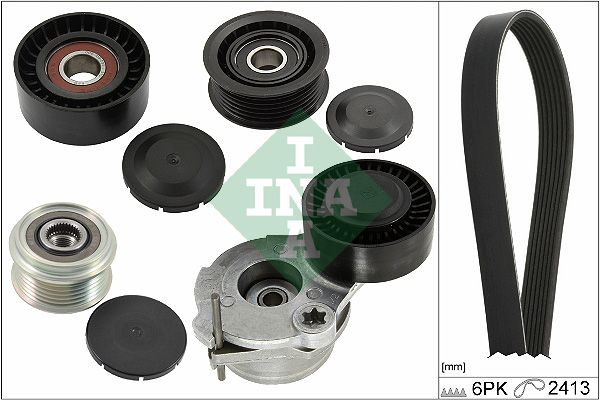 SCHAEFFLER INA 529 0484 20 V-ribbed belt set