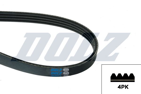 DOLZ 05KD4PK833 V-ribbed belt