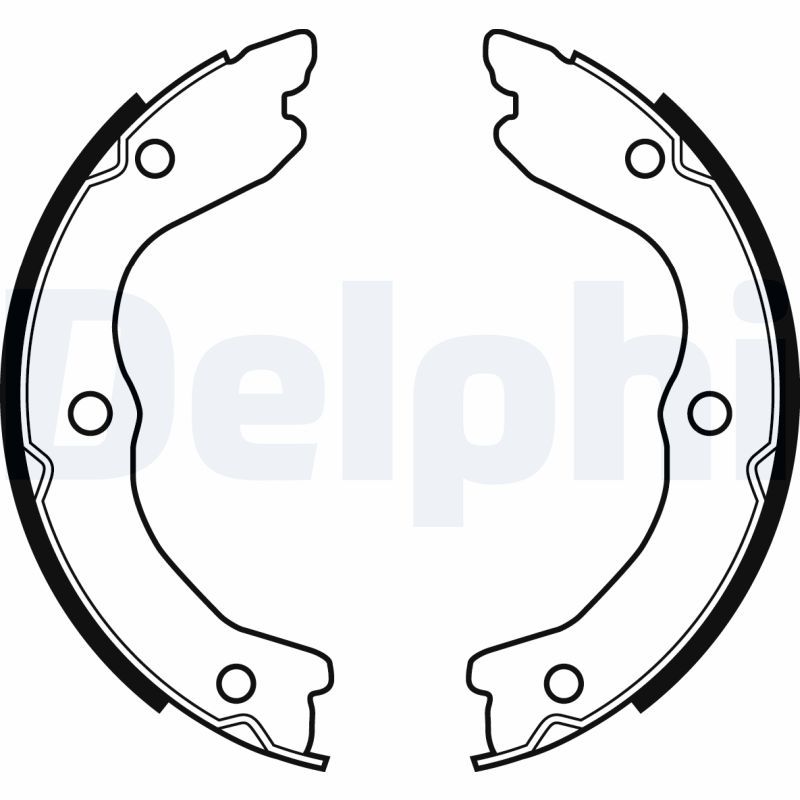 Brake Shoe Set, parking brake