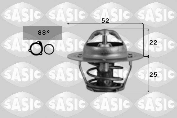 SASIC 9000185 Thermostat, coolant