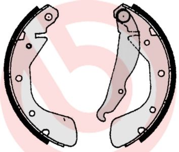 BREMBO S 59 513 Brake shoe set