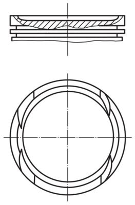 MAHLE 028 PI 00136 000 Piston