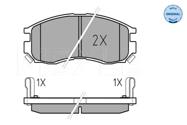 stabdžių trinkelių rinkinys, diskinis stabdys-1