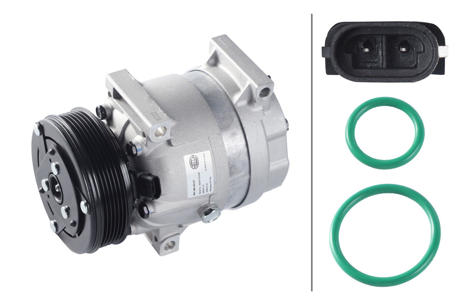HELLA 8FK 366 200-671 Compressor, air conditioning