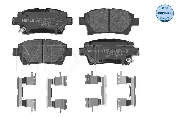 MEYLE 025 235 1015/W Brake pad set, disc brake