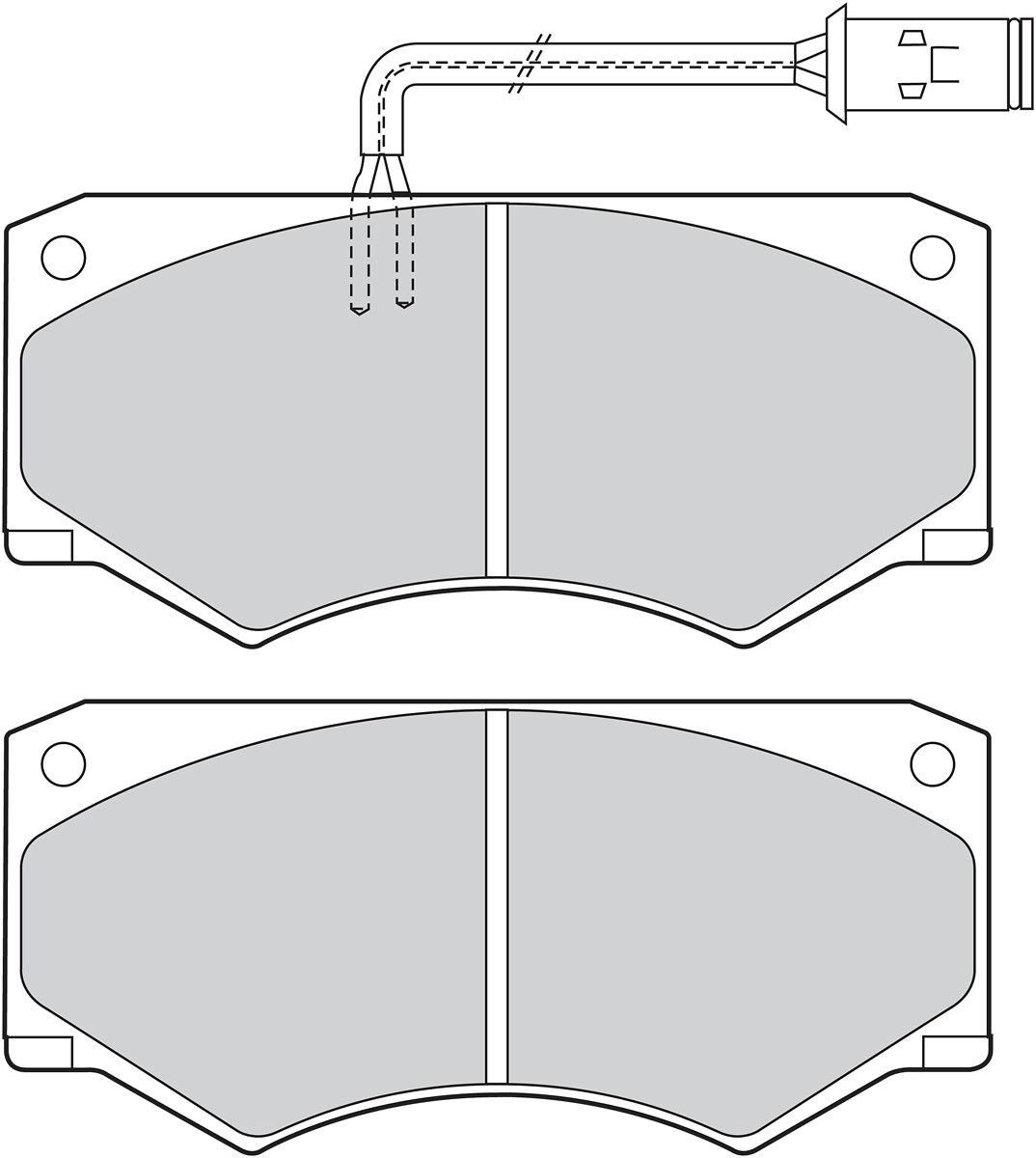 Brake Pad Set, disc brake-1