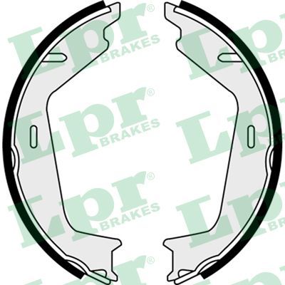 LPR 08260 Brake shoe set, parking brake