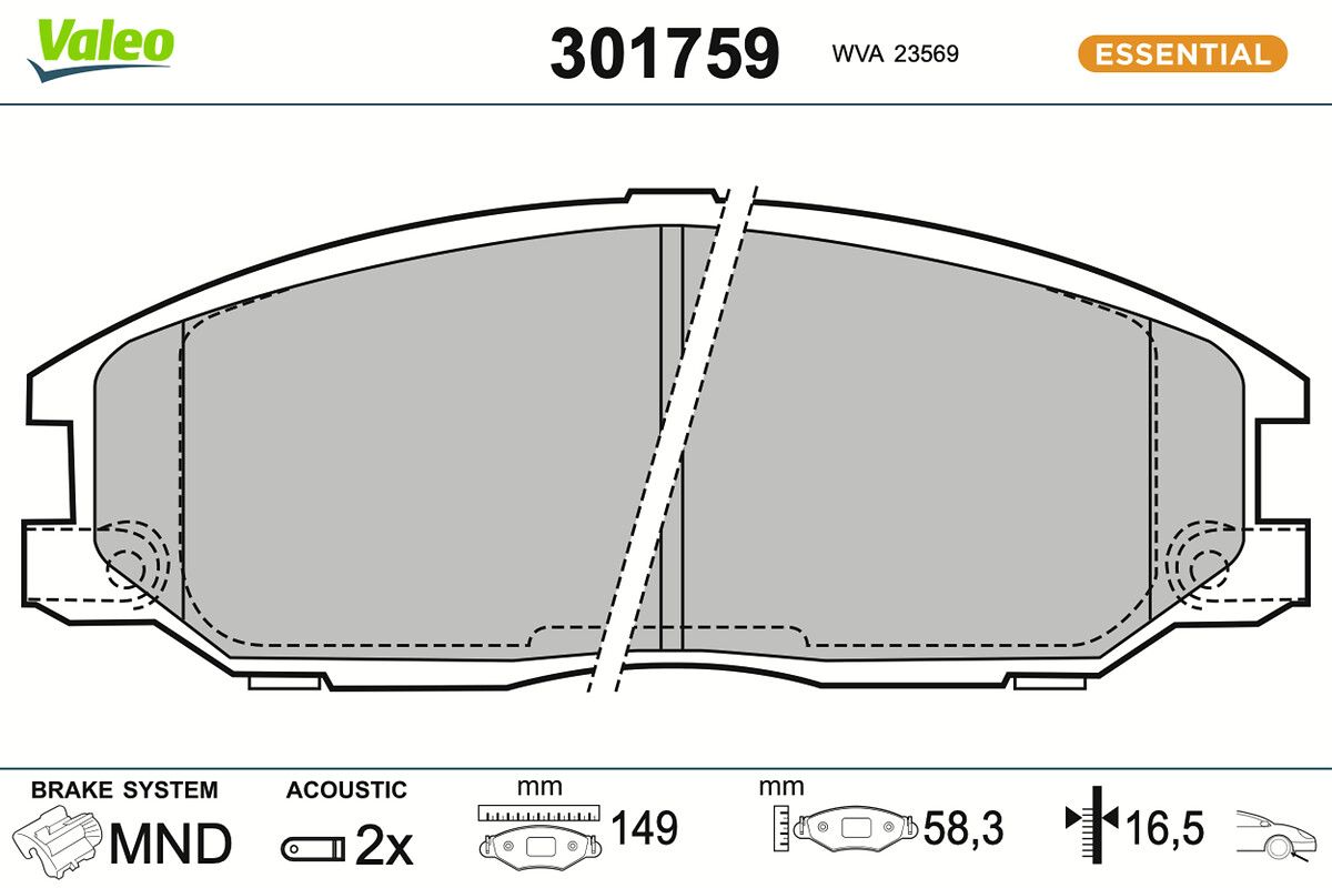 Brake Pad Set, disc brake-main
