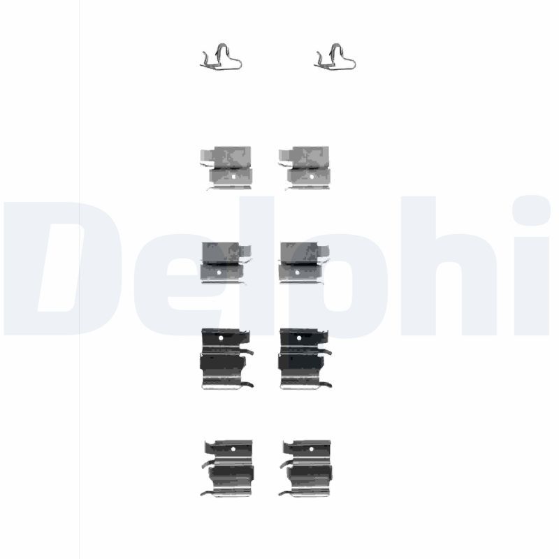 DELPHI LX0339 Accessory kit, disc brake pad