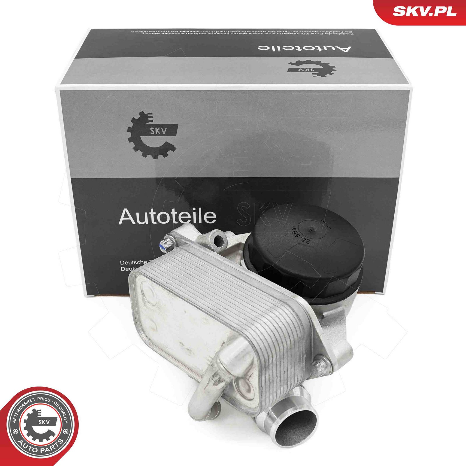 Oil Cooler, engine oil-6