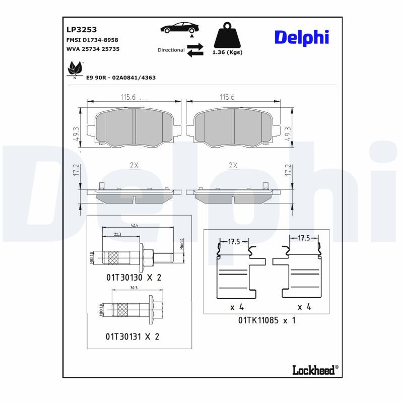 Brake Pad Set, disc brake-2